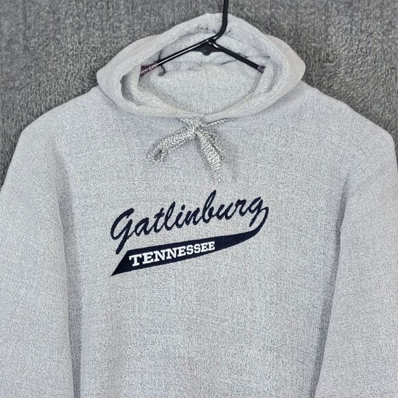 Pacific & Co Gatlinburg Tennessee Hoodie Womens XL Gray TN Sweatshirt - Picture 2 of 12